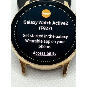 Samsung Galaxy  Active 2 Watch 40mm Gold tone Good Condition